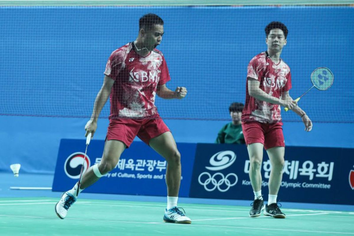 Perjuangan Kevin/Rahmat terhenti di Korea Masters 2023