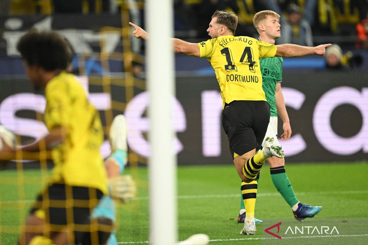 Dortmund pecundangi Newcastle 2-0 di Grup F Liga Champions