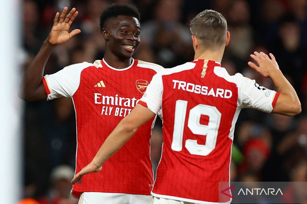 Arsenal tekuk Sevilla 2-0 di grup B Liga Champions