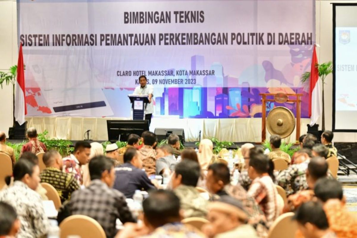 Kemendagri menggelar Bimtek Informasi Pemantauan Perkembangan Politik