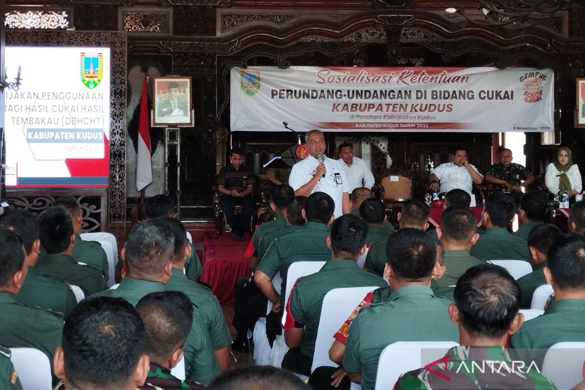 Pemkab Kudus sosialisasikan  UU Cukai kepada babinsa/bhabinkamtibmas