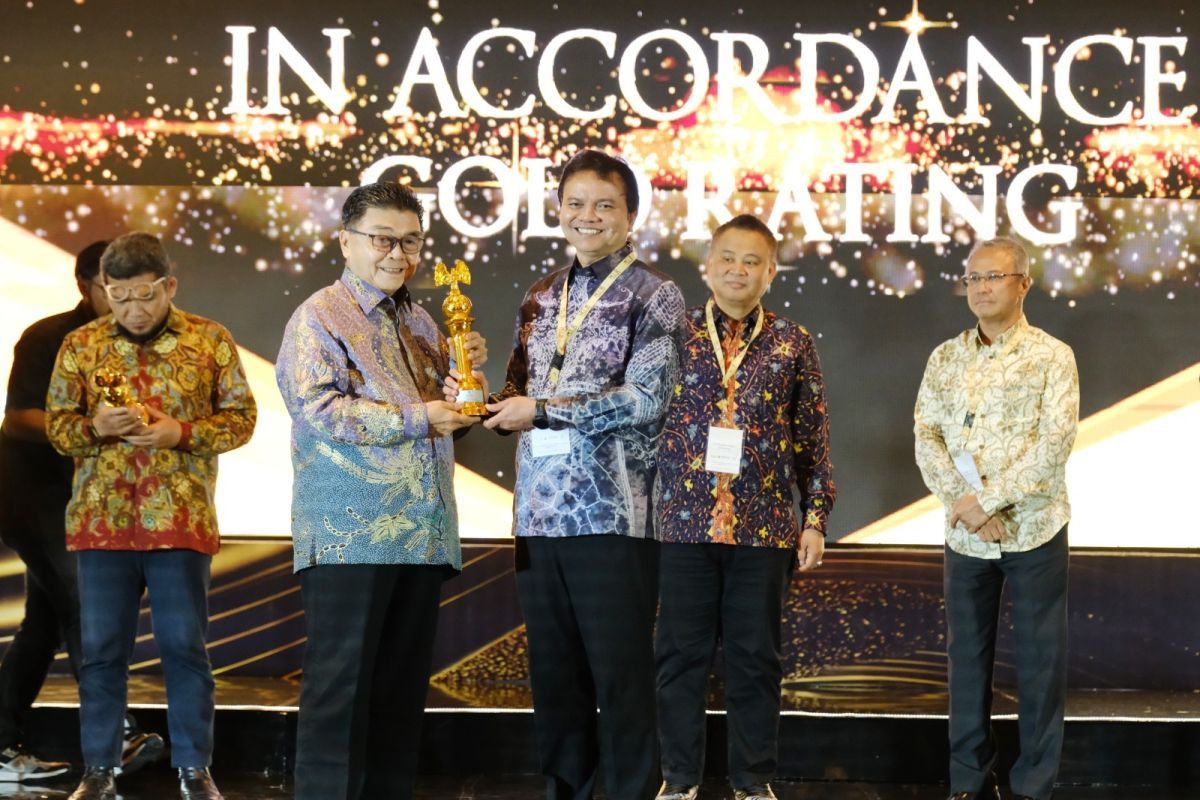 Peruri raih peringkat emas dalam ajang Asia Sustainability Report Rating 2023