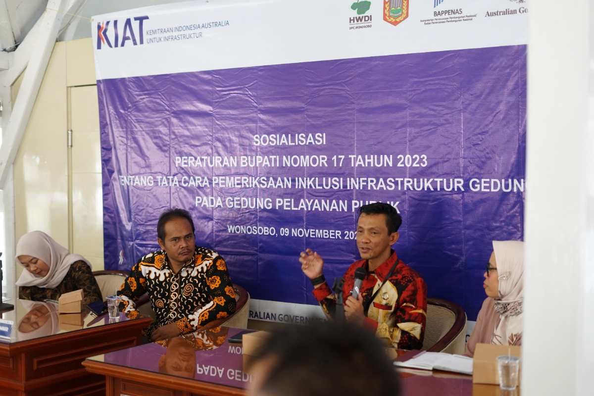 Wonosobo  komitmen wujudkan infrastukur ramah dan inklusif