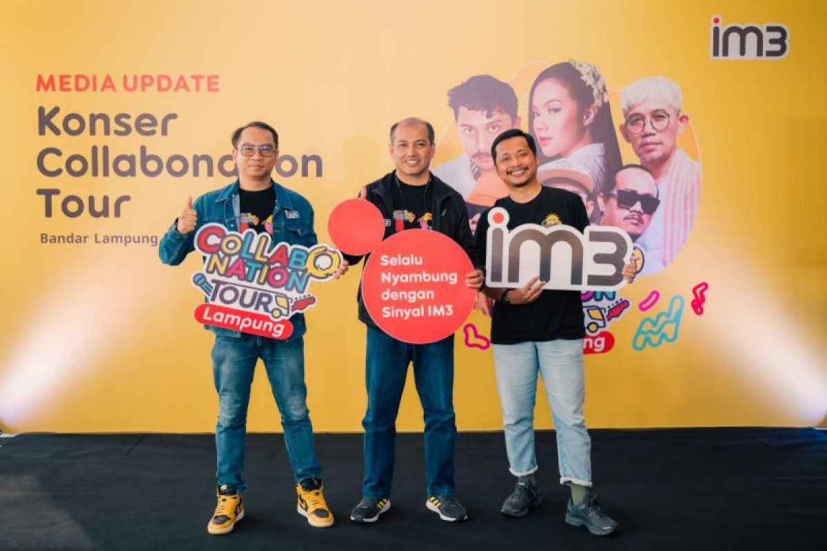 IM3 gelar konser Collabonation Tour Bandarlampung