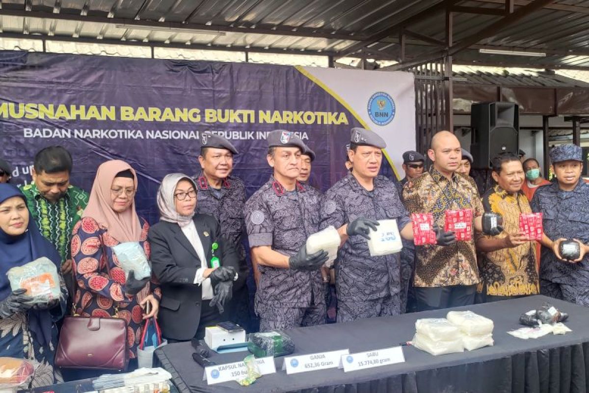 BNN musnahkan 16 kg narkotika, bisa selamatkan 32 ribu jiwa