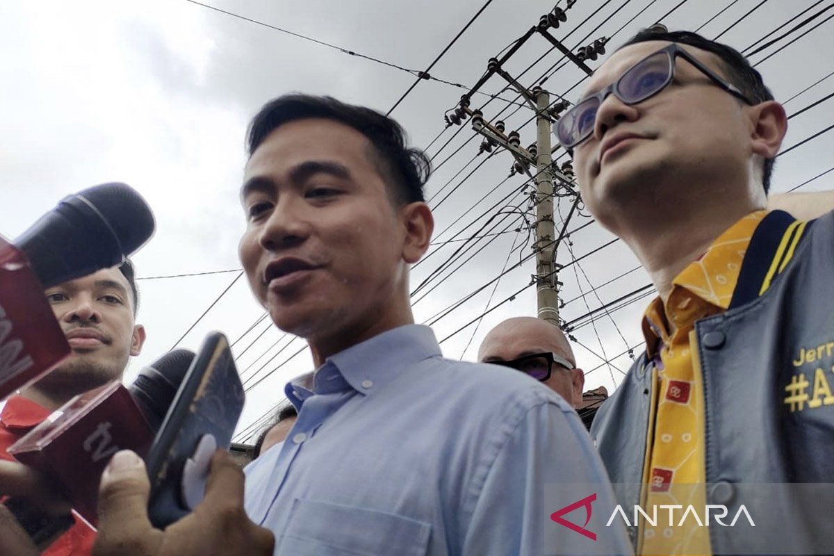 Gibran kunjungi Pasar Natar Lampung Selatan bertemu pedagang