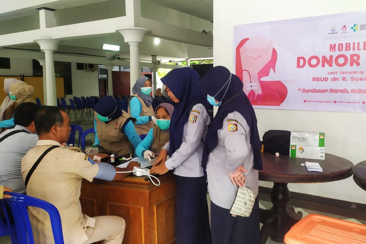 ASN Kabupaten Lombok Timur menggelar donor darah