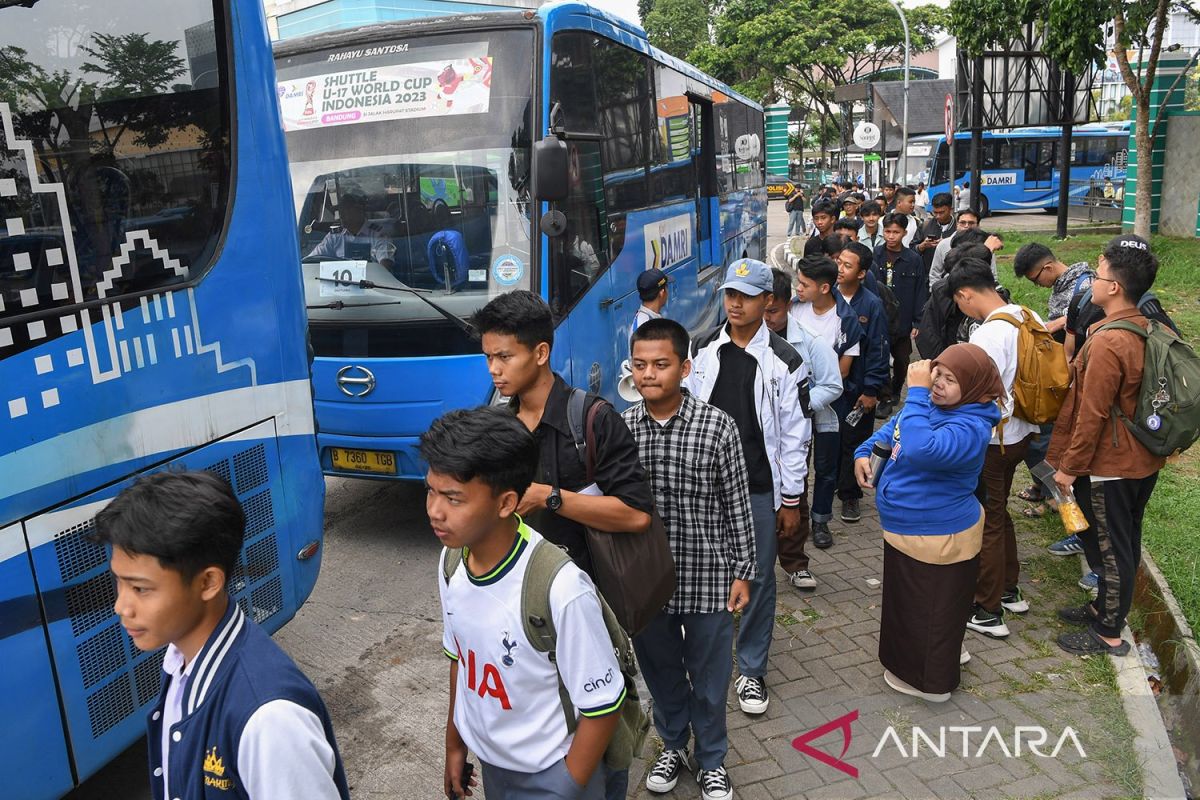 Penonton datang ke stadion nonton Piala Dunia U-17  capai  400 ribu