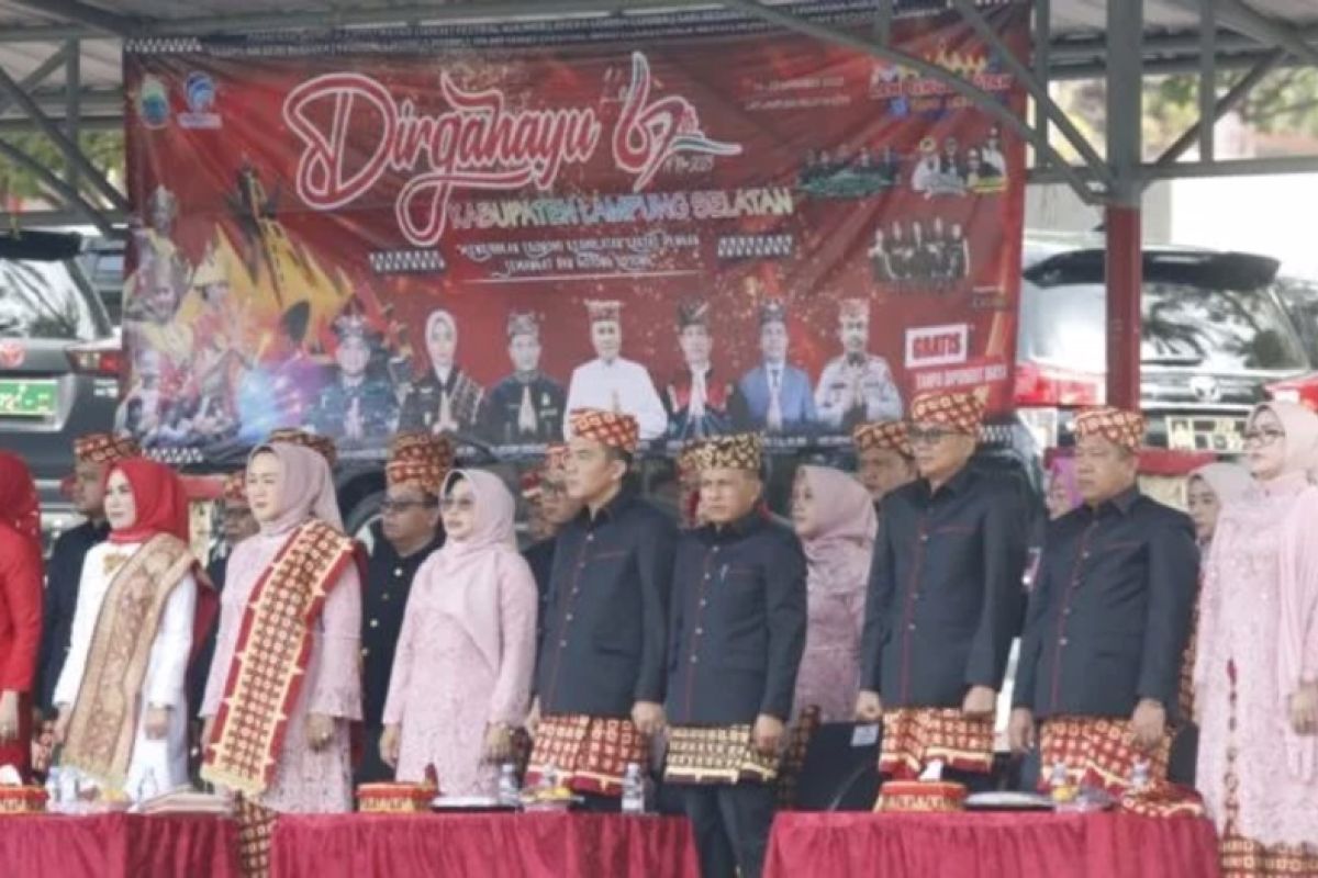 Bupati Lampung Selatan pimpin upacara peringatan HUT ke-67 tahun 2023