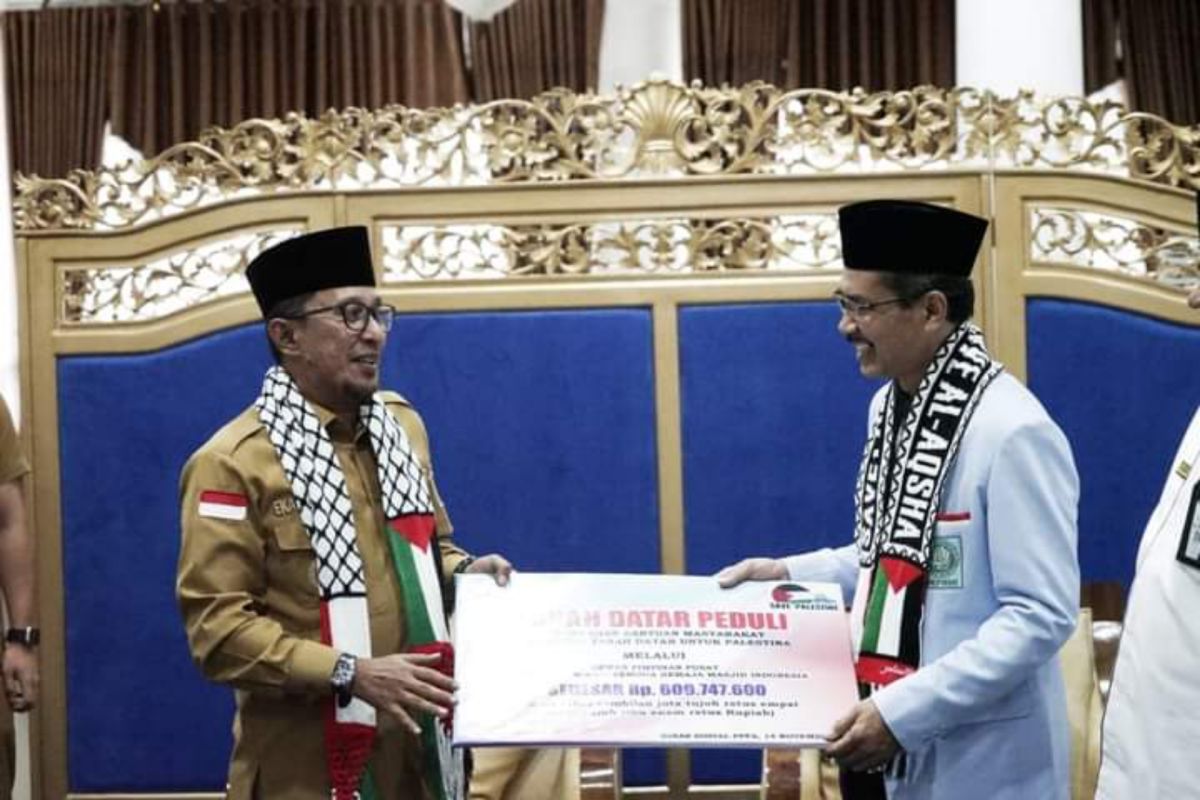 Galang dana untuk Palestina, Pemkab Tanah Datar kumpulkan Rp600 juta