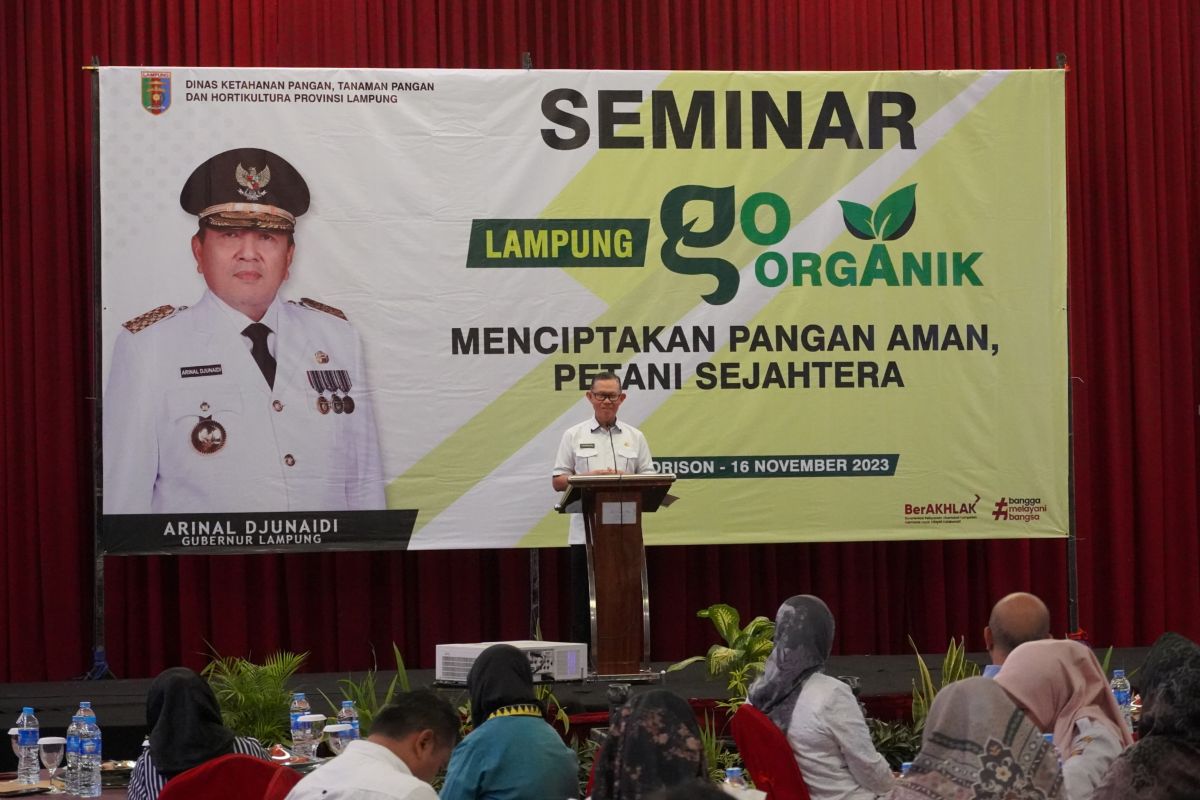 Lampung giatkan pertanian organik ciptakan pangan sehat