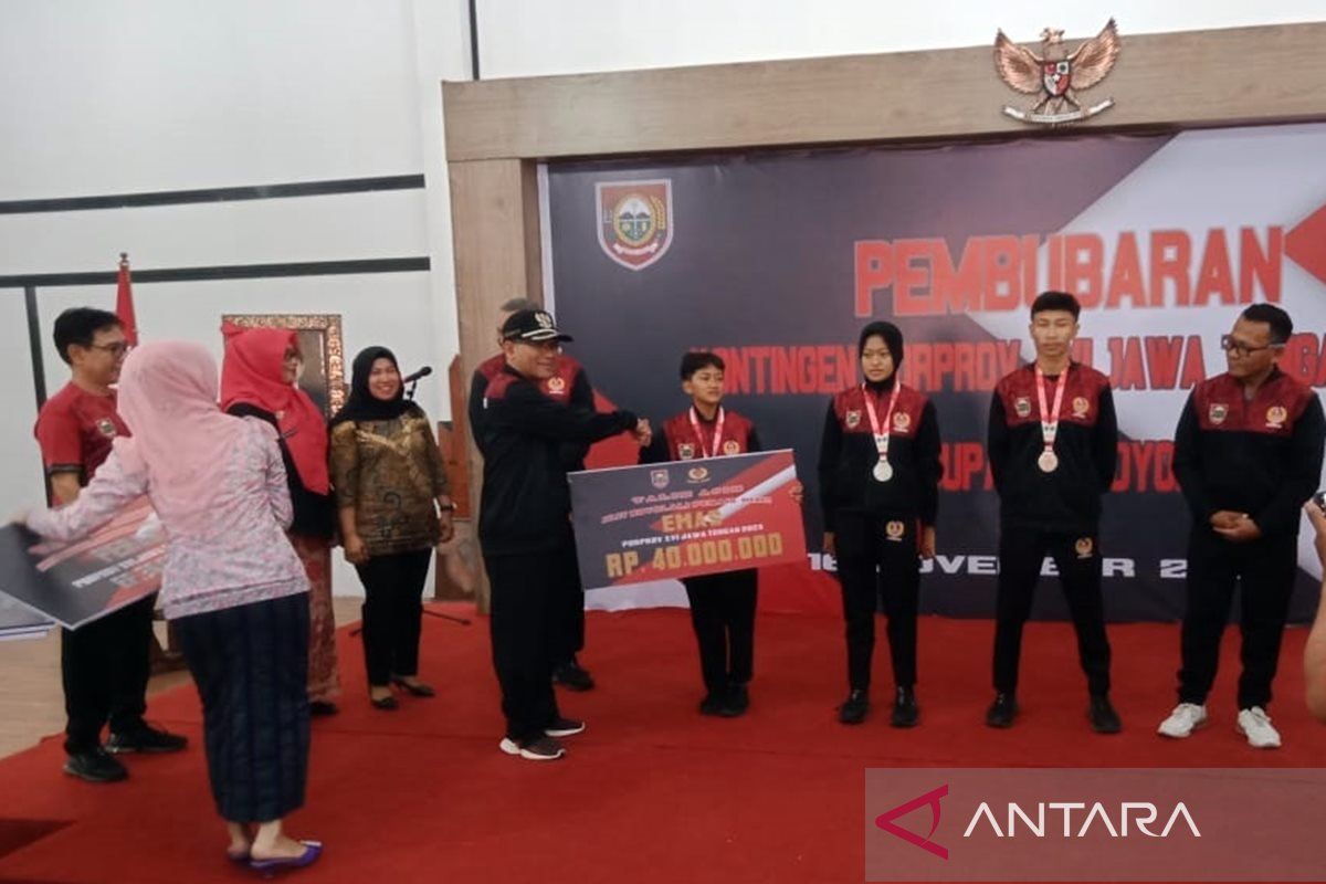 Boyolali beri bonus 70 atlet berprestasi di Porprov Jateng  2023