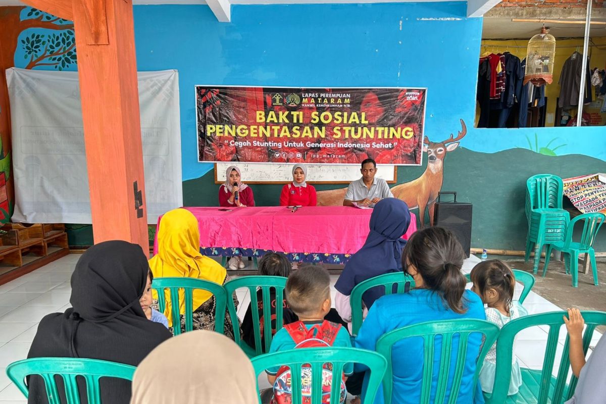 Cegah stunting, Lapas Perempuan Mataram lakukan bakti sosial