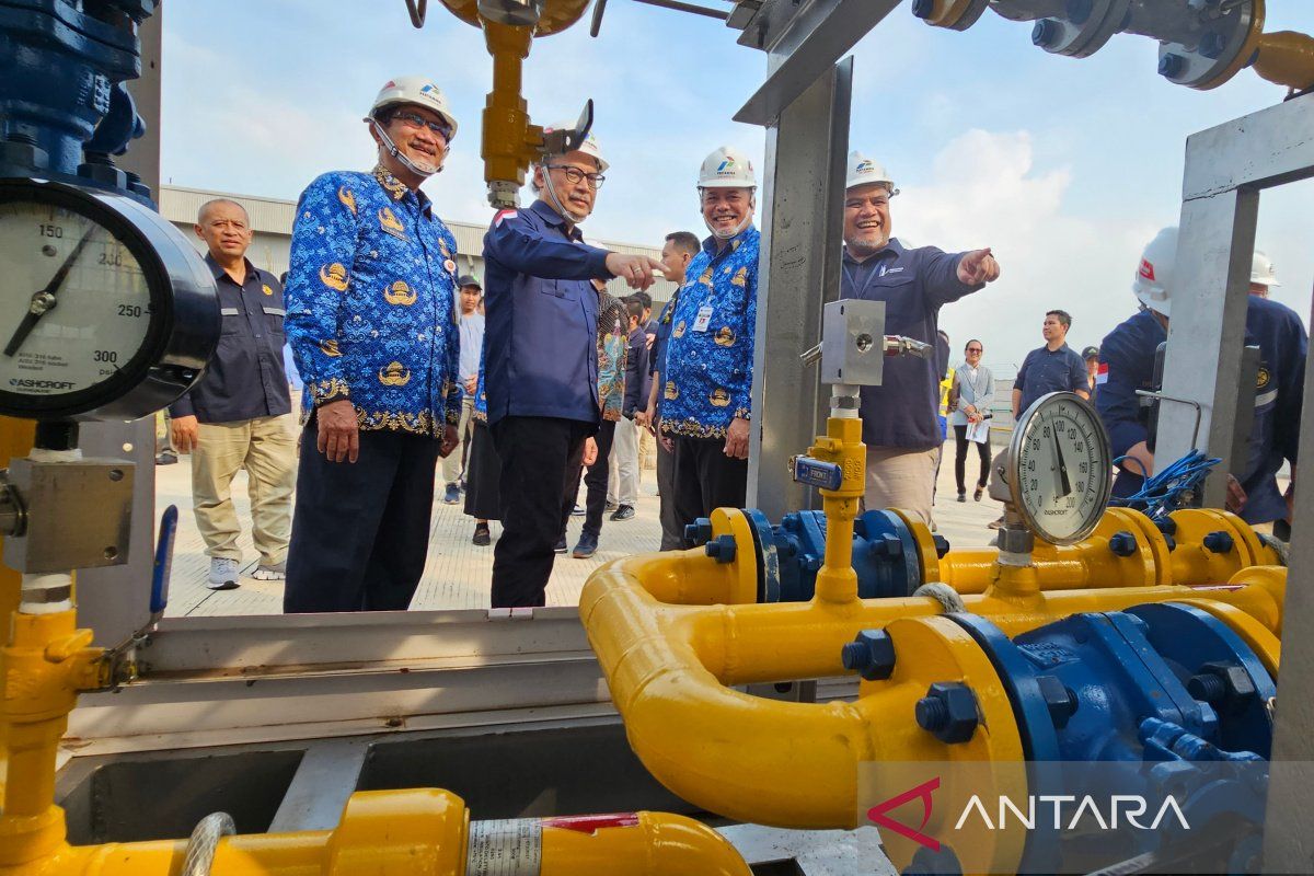 Gas bumi mulai mengalir ke Kawasan Industri Kendal