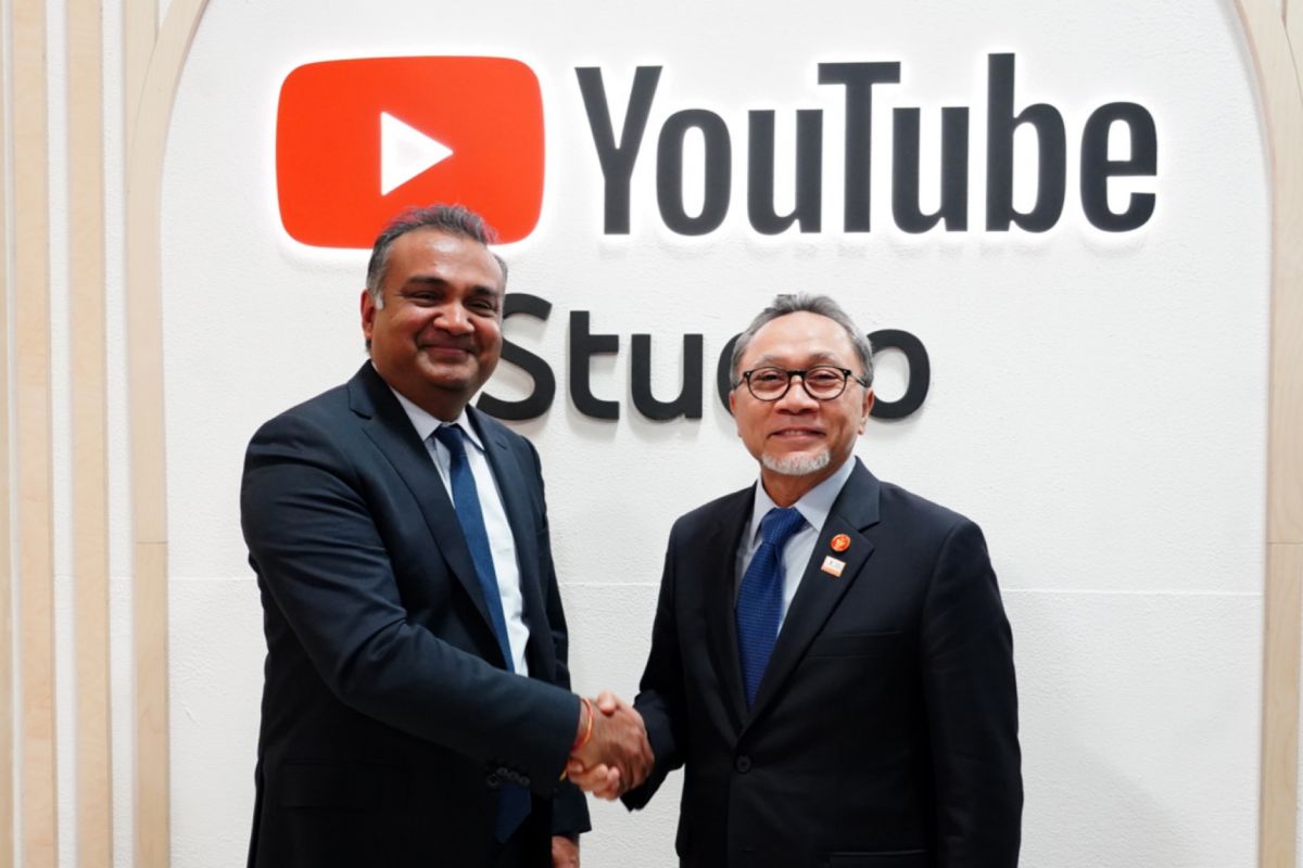 Mendag dan CEO YouTube bersinergi kembangkan ekonomi digital Indonesia