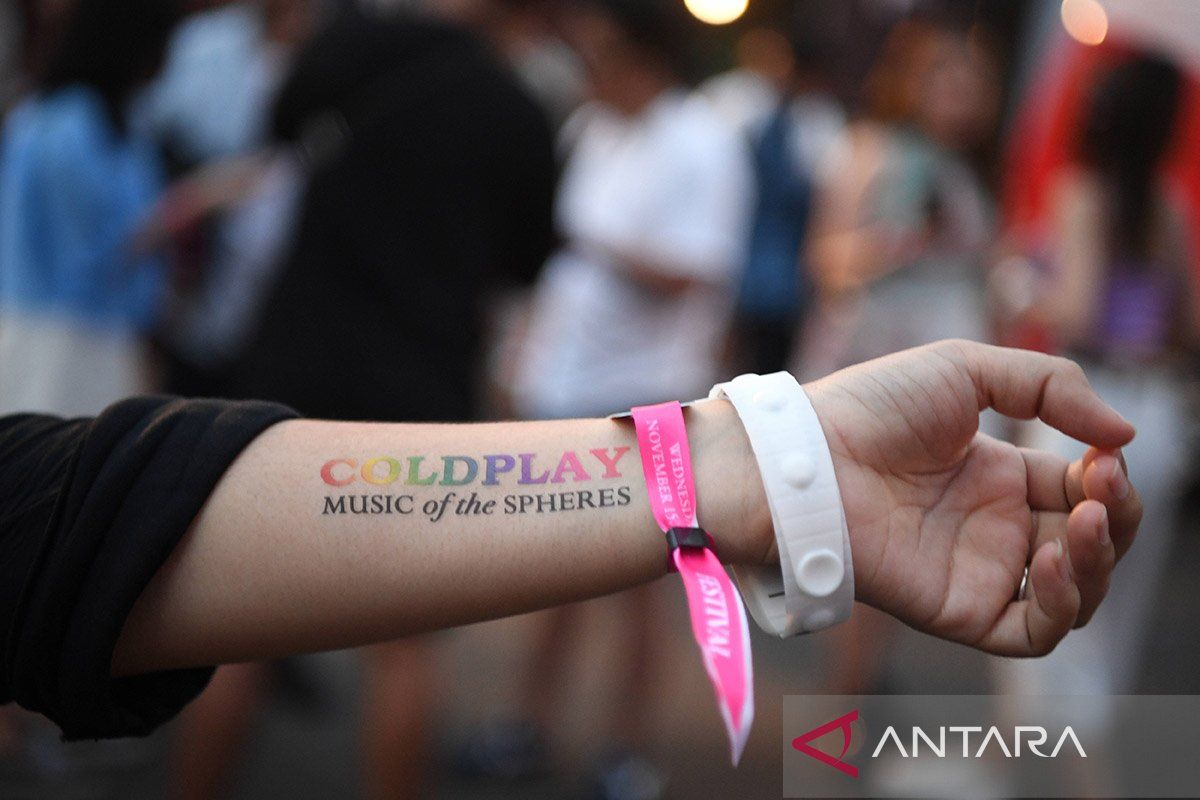 Ini jumlah resmi gelang Coldplay Xyloband Jakarta yang dikembalikan