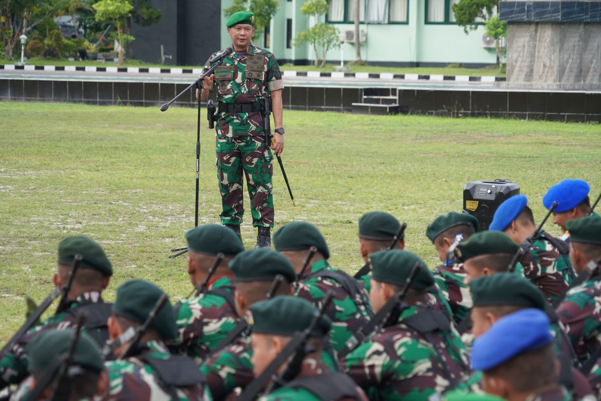 Danrem 102/Pjg ingatkan personelnya harus netral di Pemilu 2024