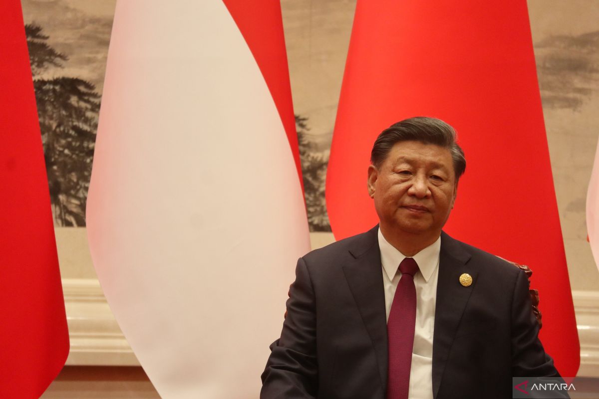 Dalam rapat virtual BRICS, Presiden Xi dukung Palestina merdeka
