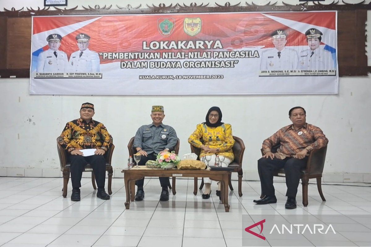 Bupati Gunung Mas ajak masyarakat amalkan nilai-nilai Pancasila