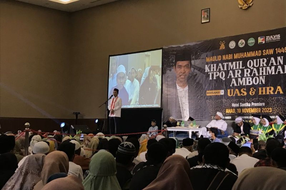 UAS dorong warga Muslim Ambon hafal Al Quran