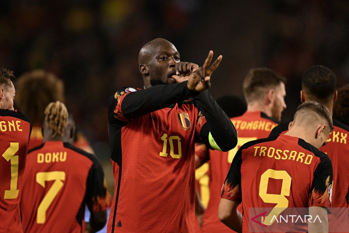 Lukaku ukir quattrick saat Belgia menang 5-0 atas Azerbaijan