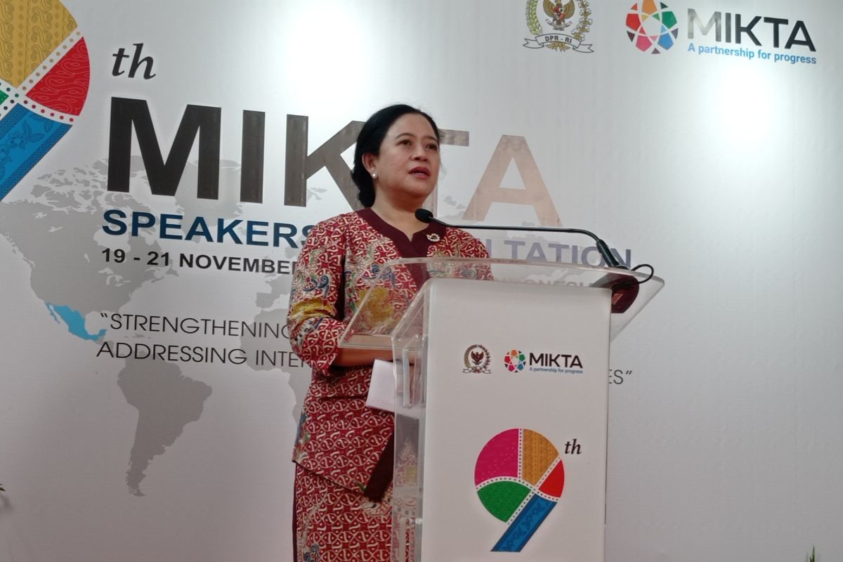 Puan dan ketua parlemen MIKTA temui Jokowi bahas perdamaian di Gaza