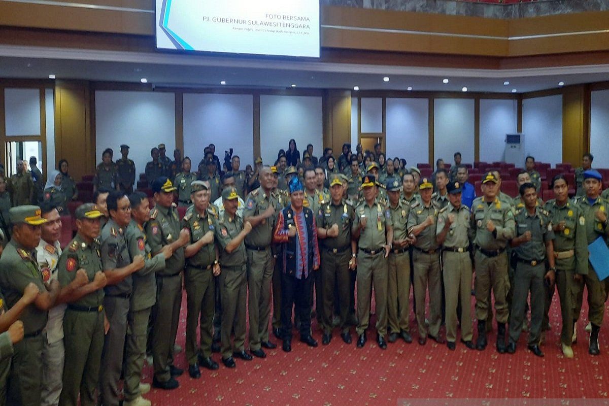 Satpol PP Sultra diharapkan mampu melindungi masyarakat