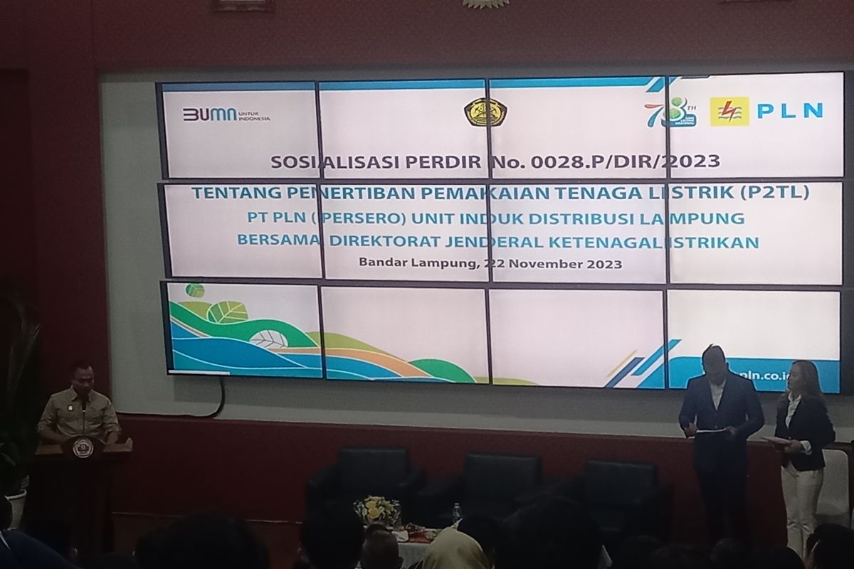 PLN UID Lampung- Kementrian ESDM sosialisasikan penertiban pemakaian tenaga listrik