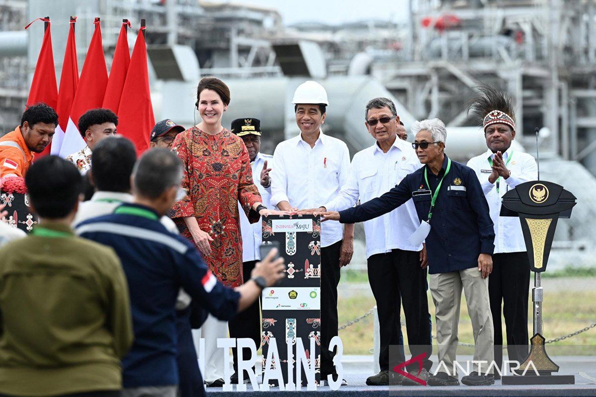 Presiden resmikan Proyek Strategis Nasional Tangguh Train 3