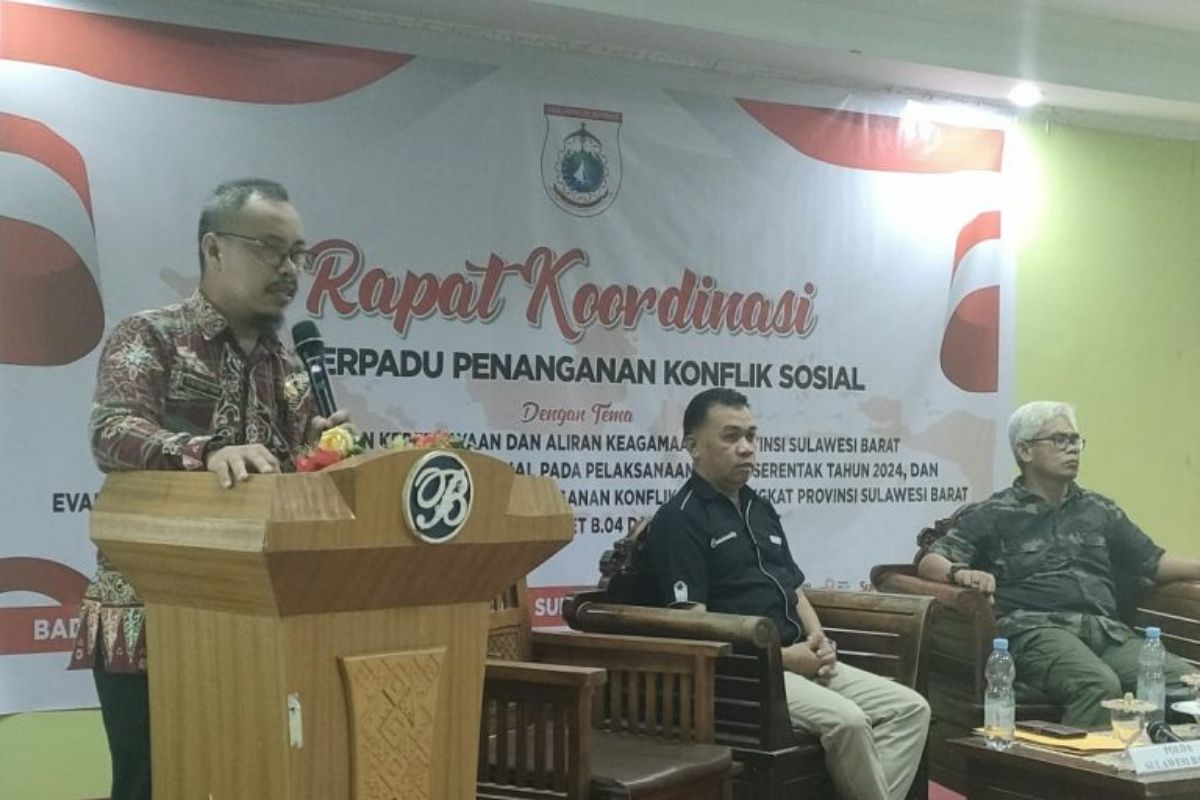 Kesbangpol perkuat pengawasan mencegah potensi konflik sosial di Sulbar