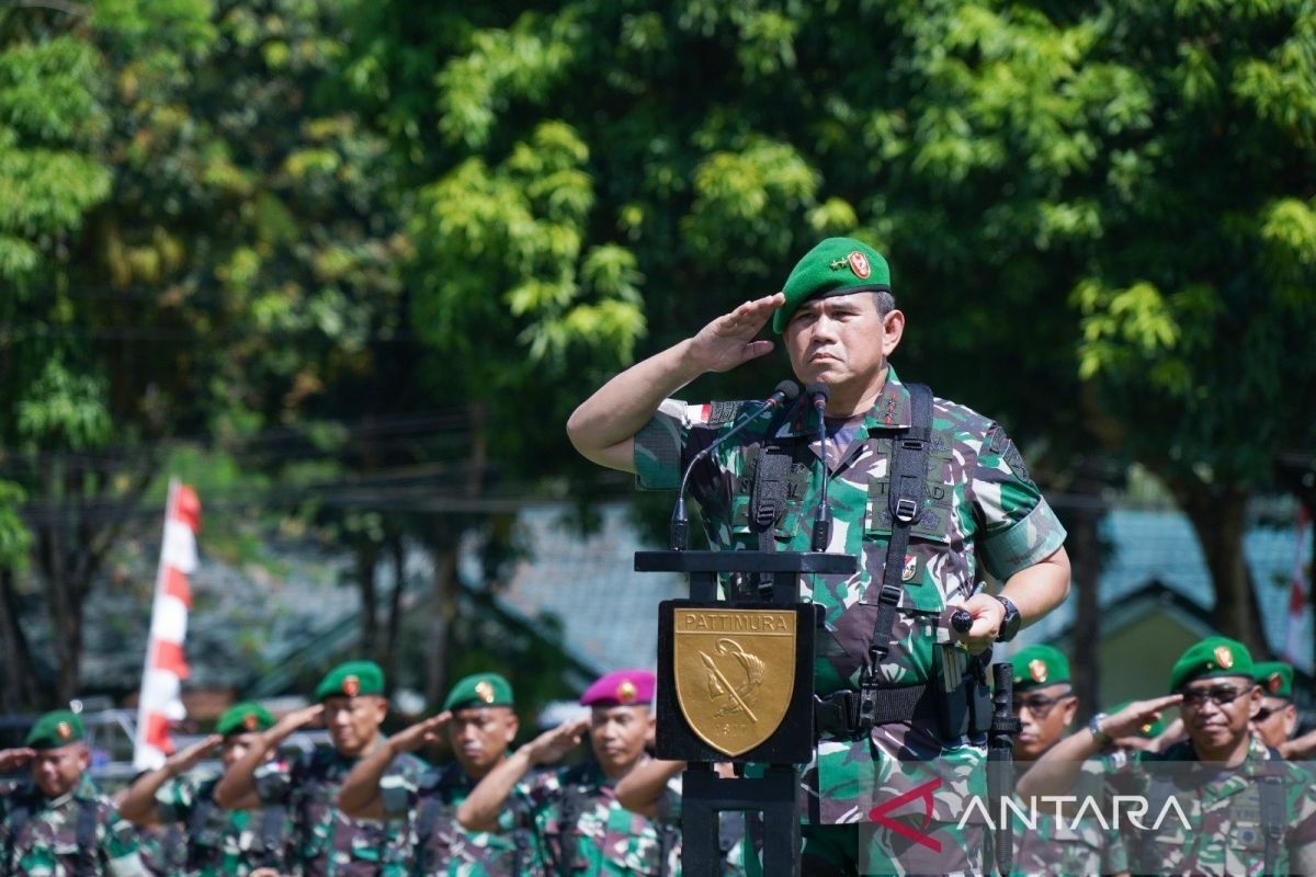 Kodam Pattimura siapkan 5.000 personel amankan jalannya Pemilu di Maluku dan Maluku Utara