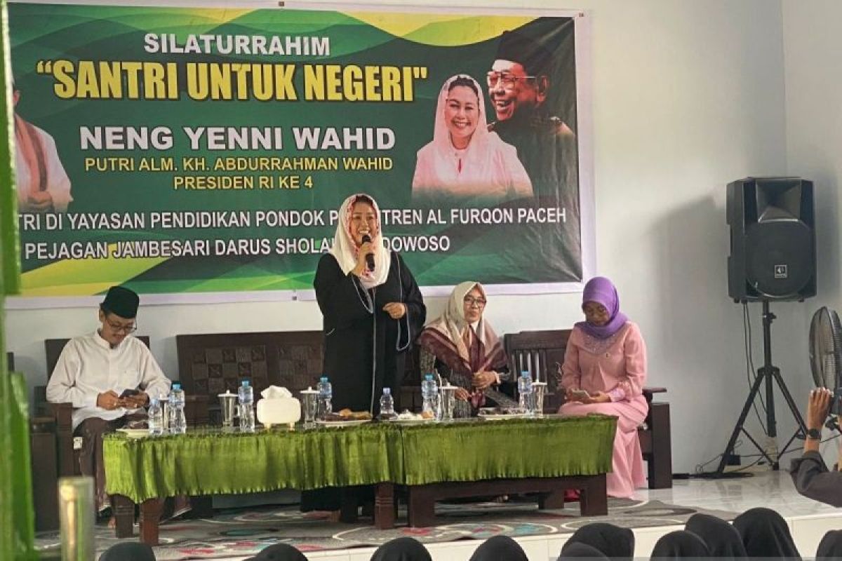 Yenny Wahid ungkapkan pemimpin harus mengerti kebutuhan santri