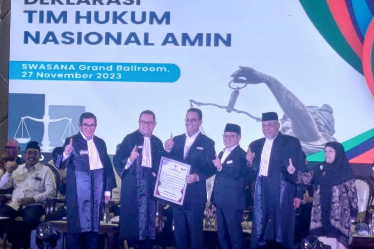 Tim Hukum Nasional AMIN resmi dideklarasikan dan siap mengawal pilpres 2024