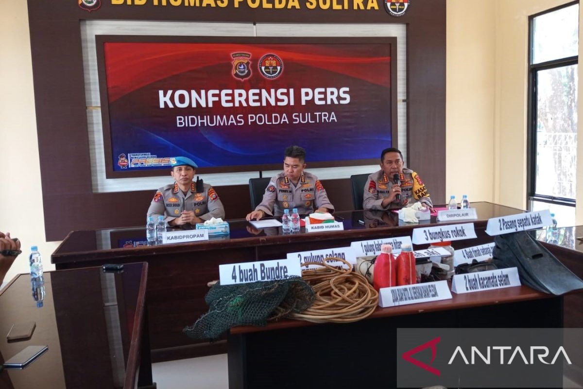 Polda Sultra komitmen tuntaskan kasus penembakan empat nelayan di Konsel