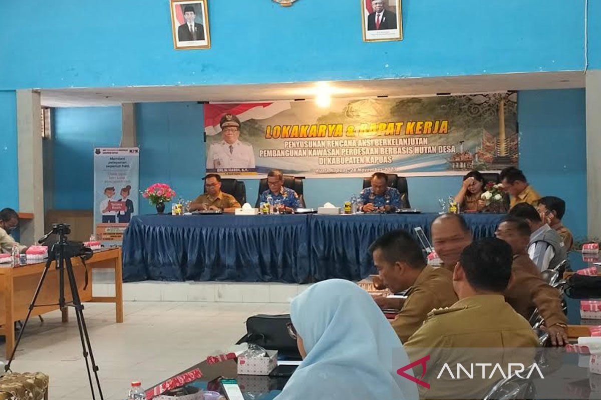 Pemkab Kapuas susun rencana pembangunan kawasan perdesaan berbasis hutan desa