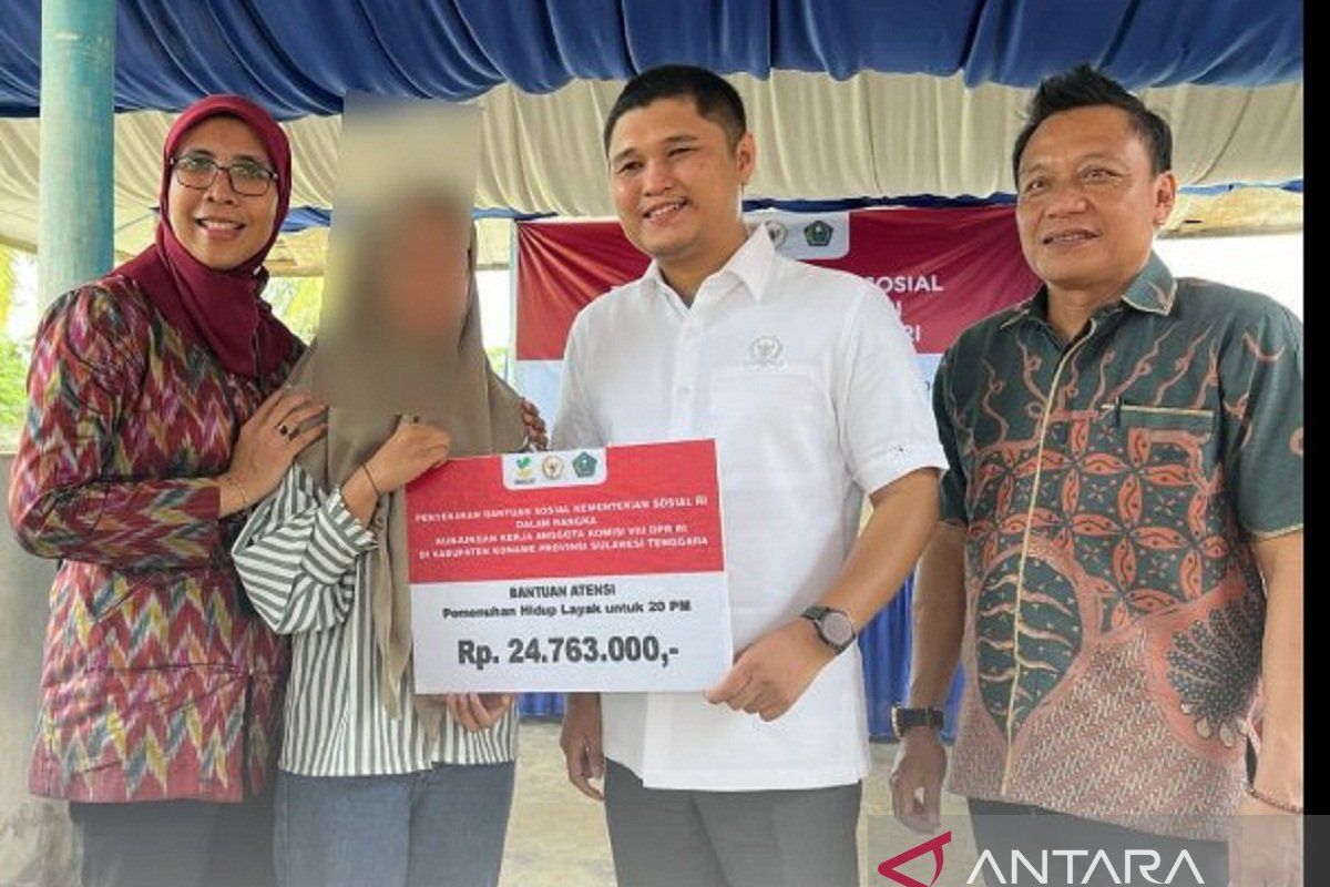 Kemensos beri bantuan PPKS senilai Rp100 miliar di Konawe dan Kendari