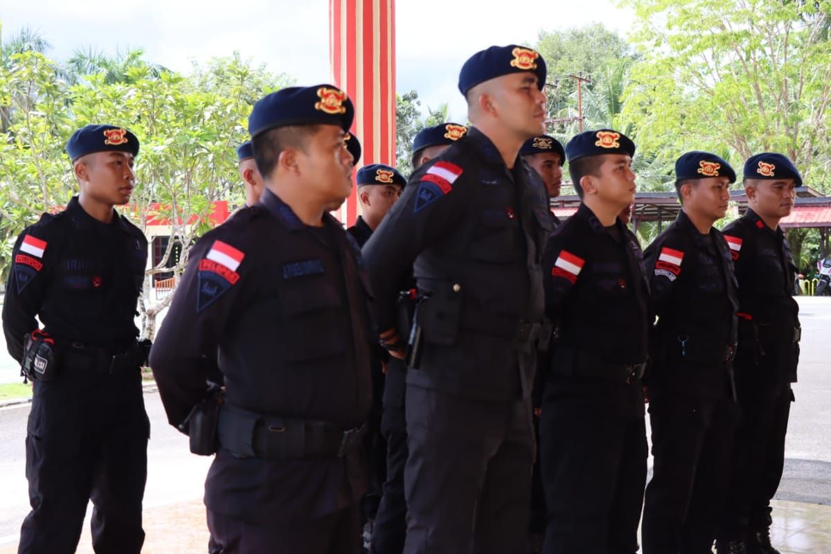 Polda Kepri kirimkan 15 personel BKO jaga pemilu di Natuna