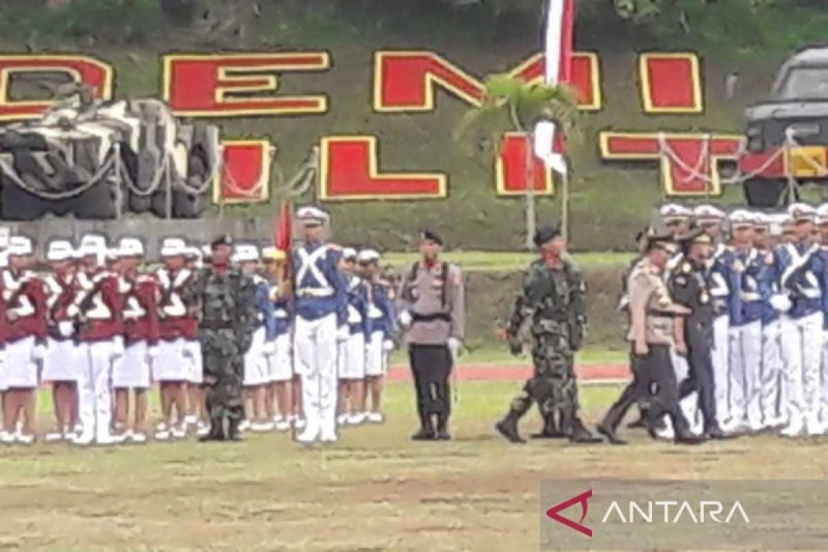 Panglima TNI dan Kapolri lantik prajurit Akademi TNI dan Bhayangkara tahun 2023