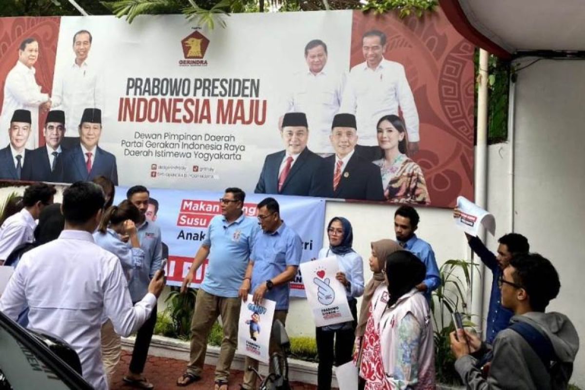 TKD Prabowo-Gibran DIY sosialisasi program makan siang dan susu