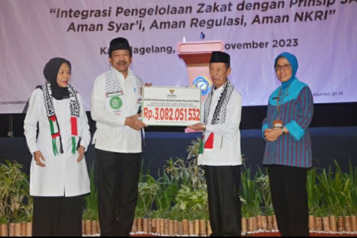 Baznas se-Jateng himpun donasi Rp3 miliar untuk Palestina