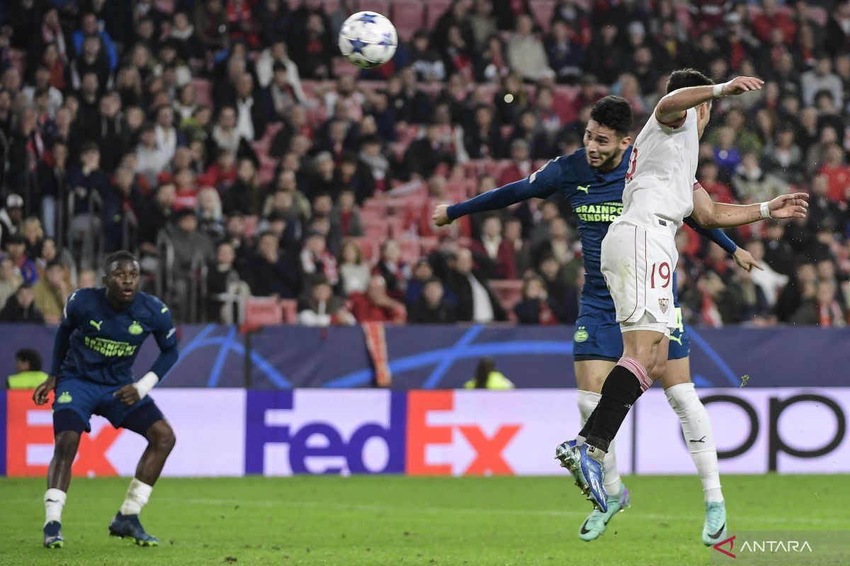Sevilla tersingkir dari Liga Champions setelah kalah 2-3 dari PSV
