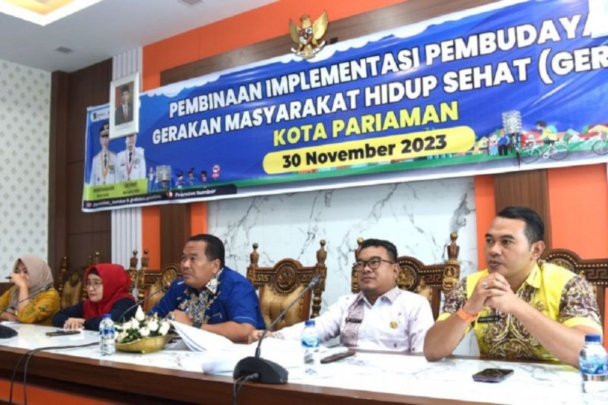 Pemkot Pariaman perkuat Germas mulai dari lingkungan pemerintahan