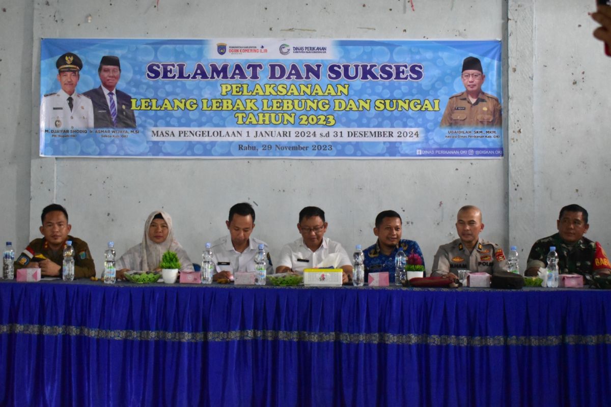 Lelang "lebak lebung" dan sungai di OKI Sumsel tembus Rp6,5 miliar