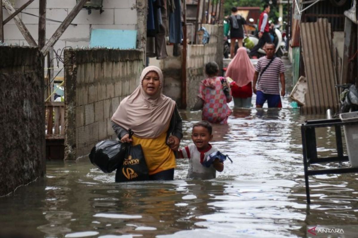 BPBD: Sebanyak 45 RT di Jakarta tergenang akibat hujan lebat