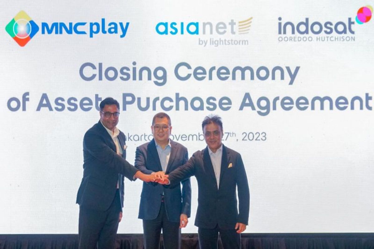 Indosat Ooredoo Hutchison, Asianet, dan MNC Play lakukan akuisisi