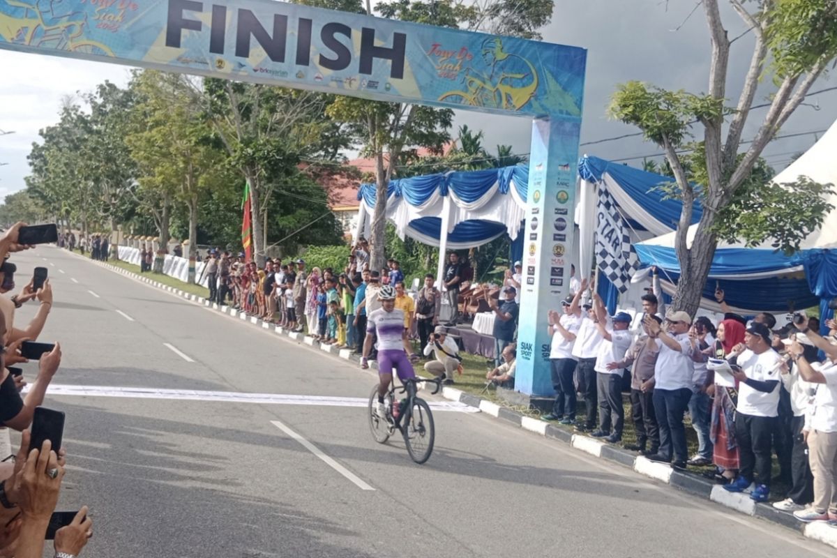 Pebalap Thailand rajai Etape I Tour de Siak, disusul dua pebalap Indonesia