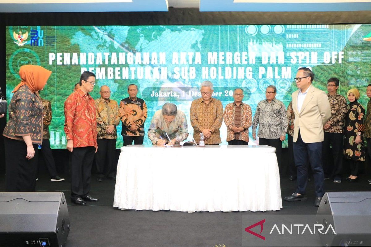 Sub-Holding PalmCo dan SupportingCo resmi terbentuk