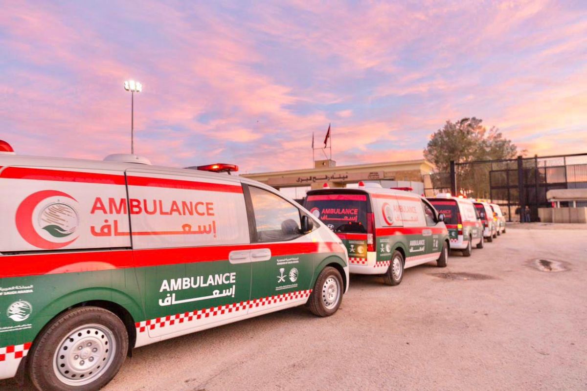 14 ambulans Arab Saudi masuki Jalur Gaza