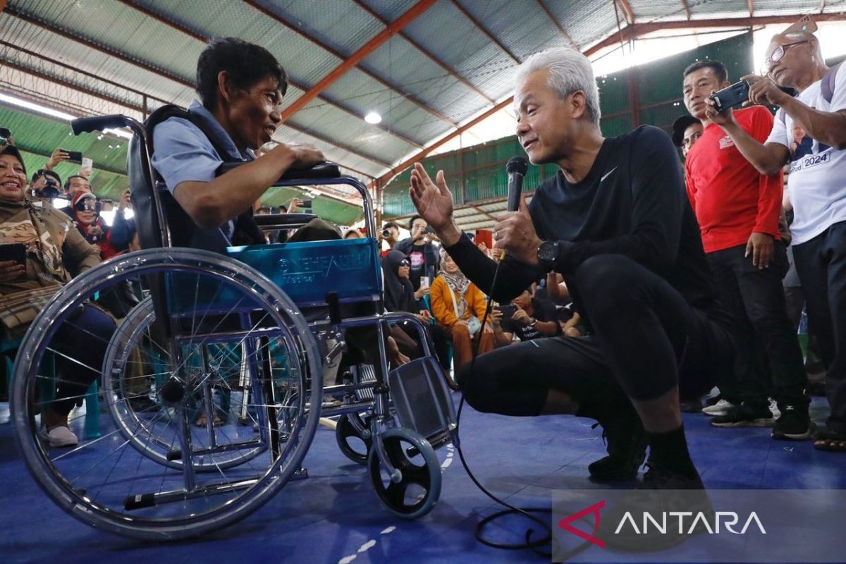 Ganjar ingin mewujudkan kesetaraan dan ruang publik ramah disabilitas