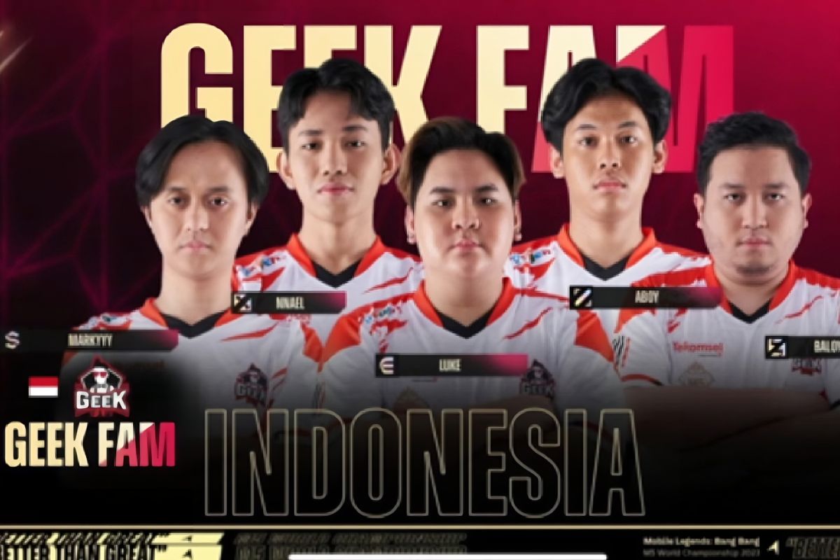 Wakil Indonesia Geek Fam kirim tim Myanmar ke lower bracket M5 WC